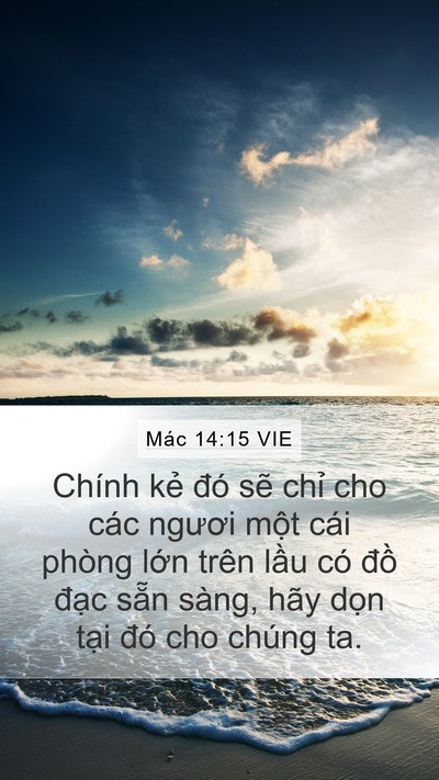 Mác 14:15 VIE Bible Verse Image