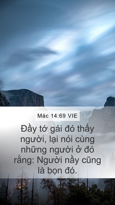 Mác 14:69 VIE Bible Verse Image