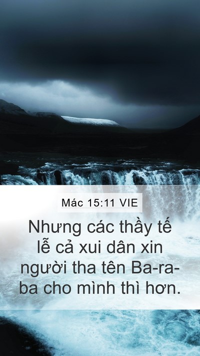 Mác 15:11 VIE Bible Verse Image