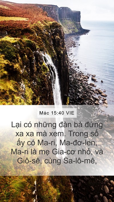 Mác 15:40 VIE Bible Verse Image