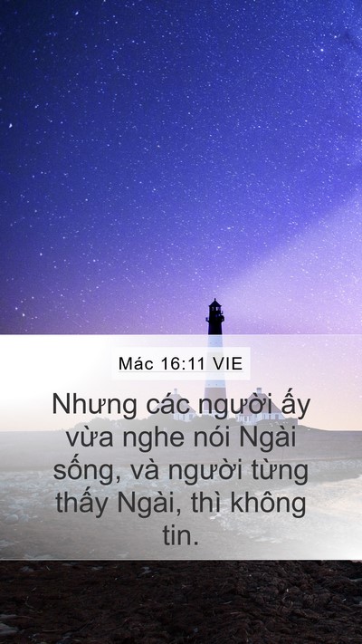 Mác 16:11 VIE Bible Verse Image