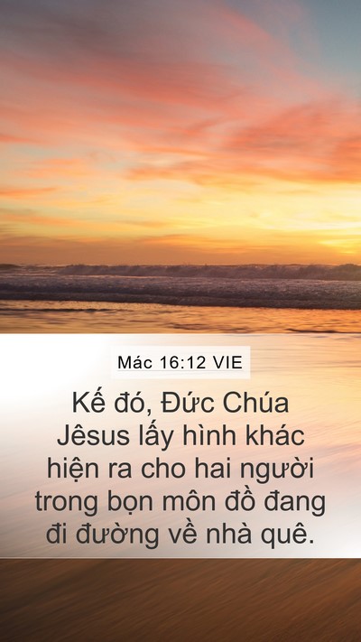 Mác 16:12 VIE Bible Verse Image