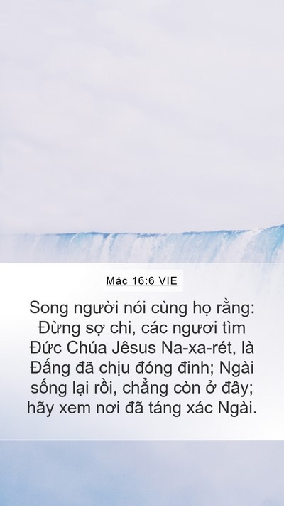 Mác 16:6 VIE Bible Verse Image