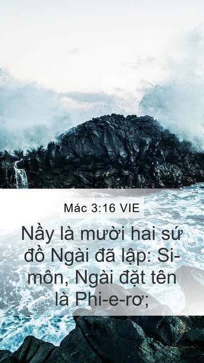 Mác 3:16 VIE Bible Verse Image