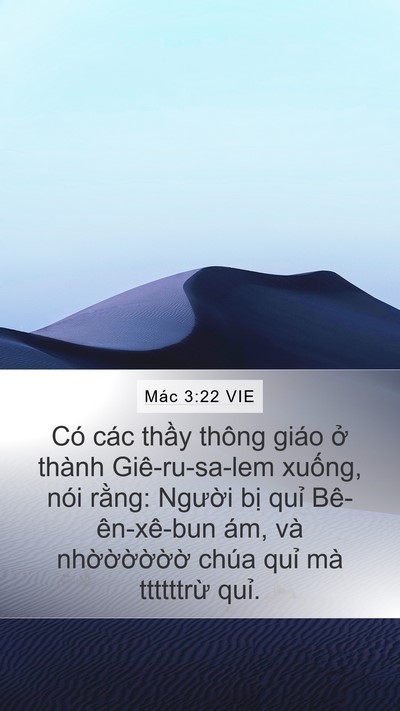 Mác 3:22 VIE Bible Verse Image
