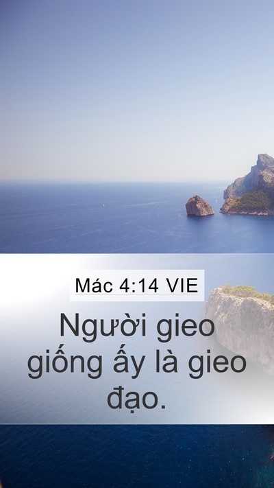 Mác 4:14 VIE Bible Verse Image