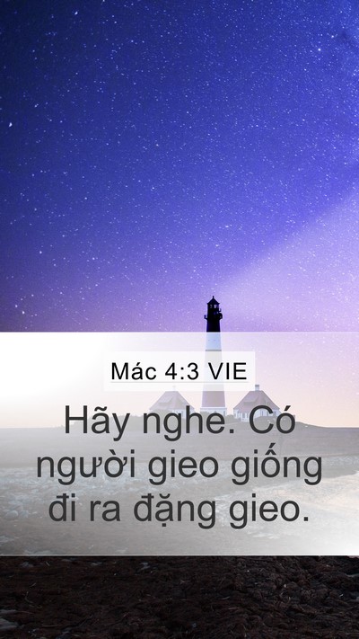 Mác 4:3 VIE Mobile Phone Wallpaper - Hãy nghe. Có người gieo giống đi ra - Mobile Bible Verse Wallpaper