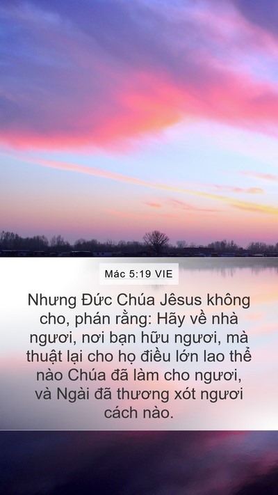Mác 5:19 VIE Bible Verse Image