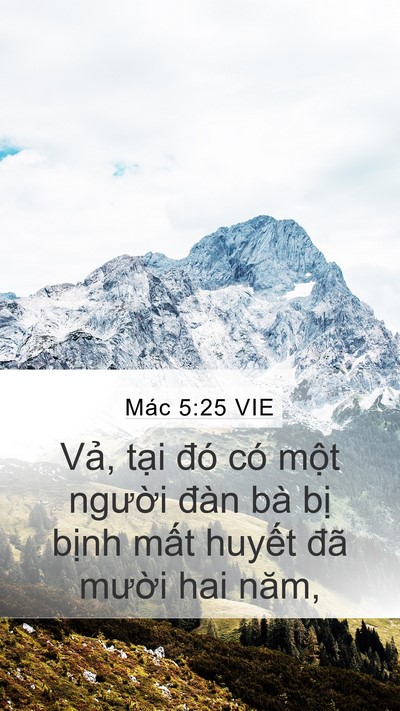 Mác 5:25 VIE Bible Verse Image