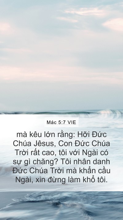 Mác 5:7 VIE Bible Verse Image