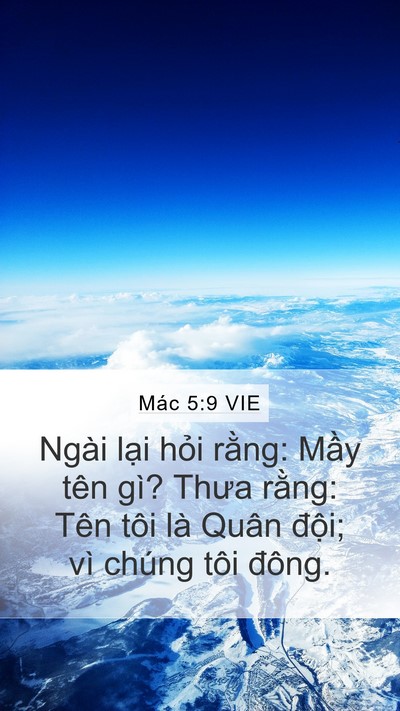 Mác 5:9 VIE Bible Verse Image