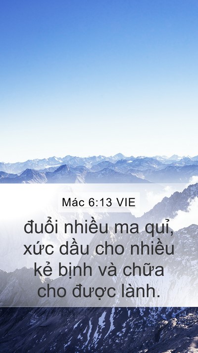 Mác 6:13 VIE Bible Verse Image