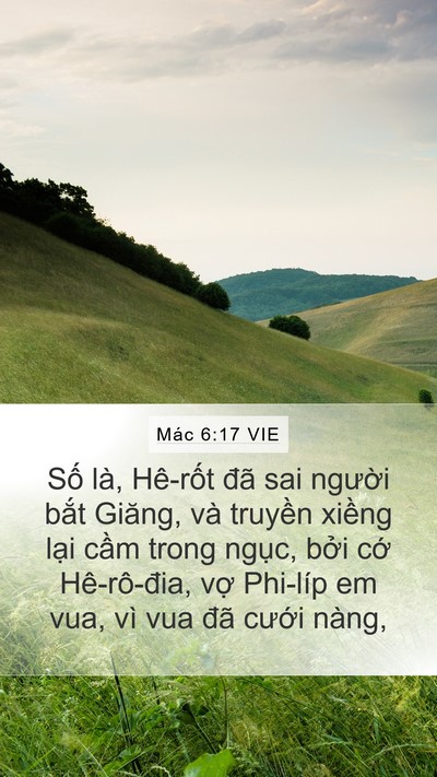 Mác 6:17 VIE Bible Verse Image
