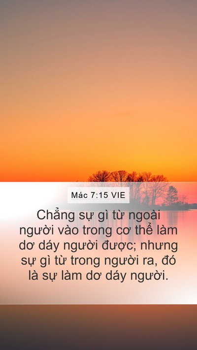 Mác 7:15 VIE Bible Verse Image