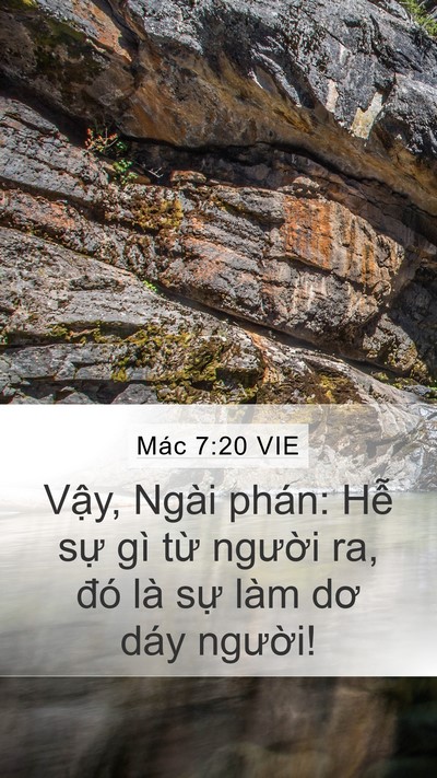 Mác 7:20 VIE Bible Verse Image