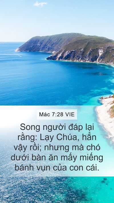 Mác 7:28 VIE Bible Verse Image