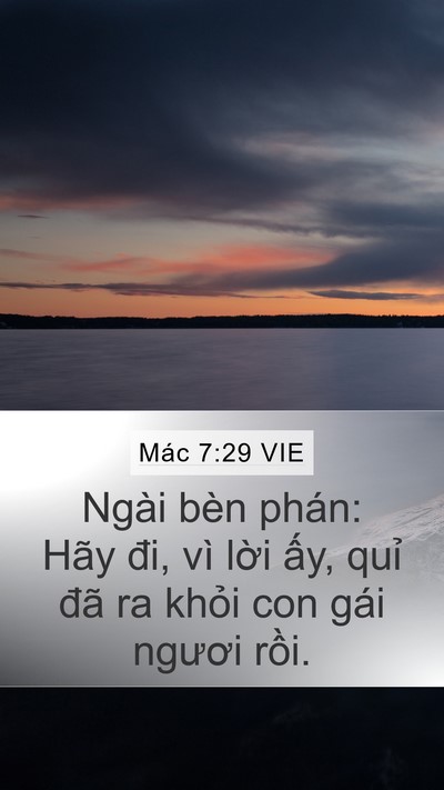 Mác 7:29 VIE Bible Verse Image