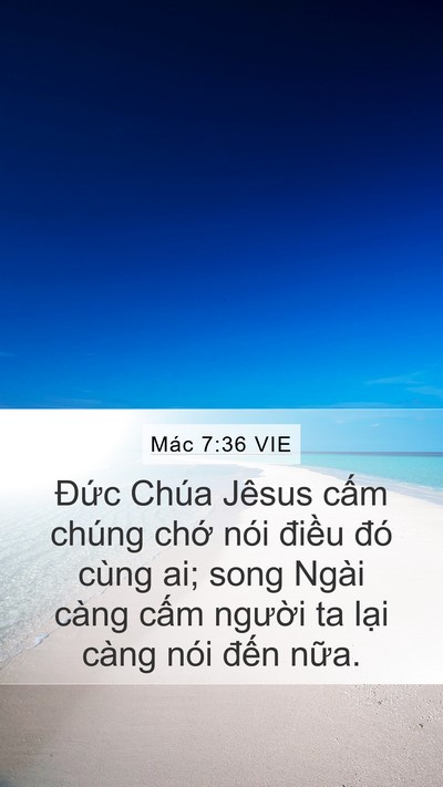 Mác 7:36 VIE Bible Verse Image