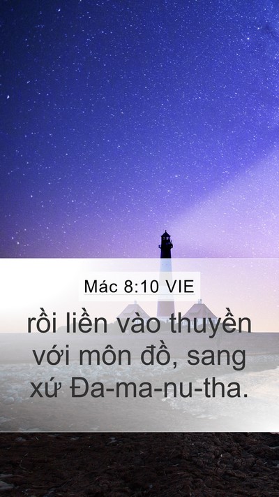 Mác 8:10 VIE Bible Verse Image