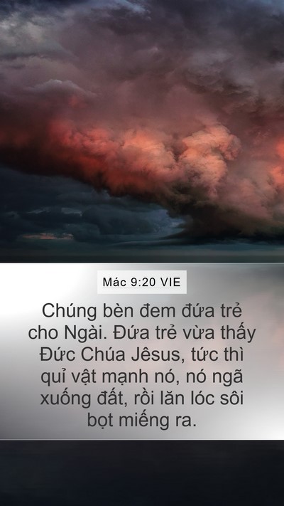 Mác 9:20 VIE Bible Verse Image