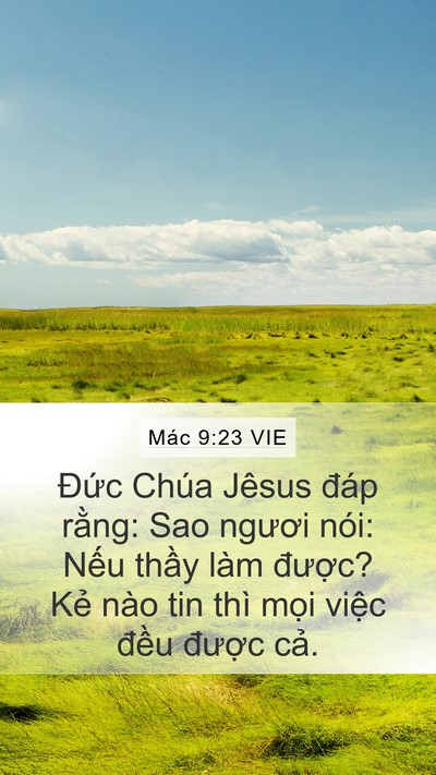Mác 9:23 VIE Bible Verse Image