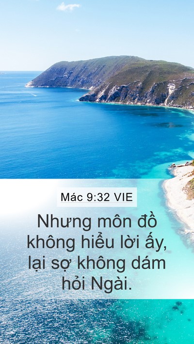 Mác 9:32 VIE Bible Verse Image