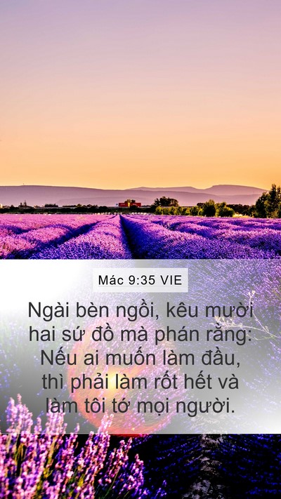 Mác 9:35 VIE Bible Verse Image