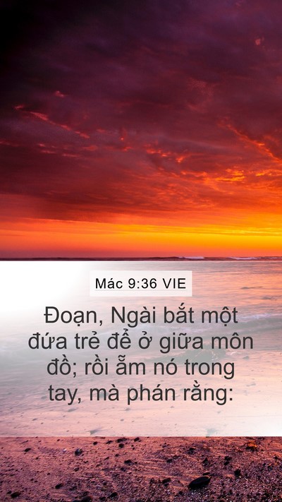 Mác 9:36 VIE Bible Verse Image