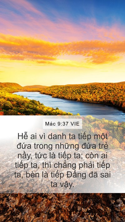 Mác 9:37 VIE Bible Verse Image