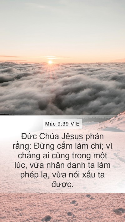 Mác 9:39 VIE Bible Verse Image