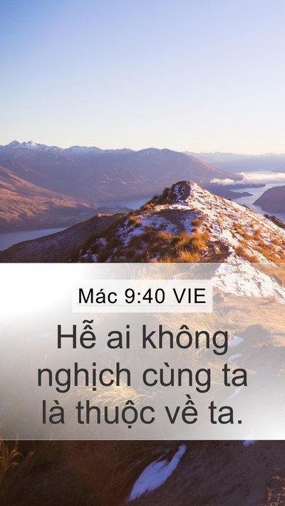Mác 9:40 VIE Bible Verse Image