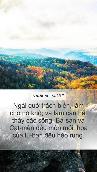 Na-hum 1:4 VIE Bible Verse Image