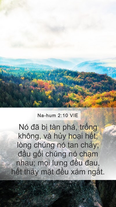 Na-hum 2:10 VIE Bible Verse Image