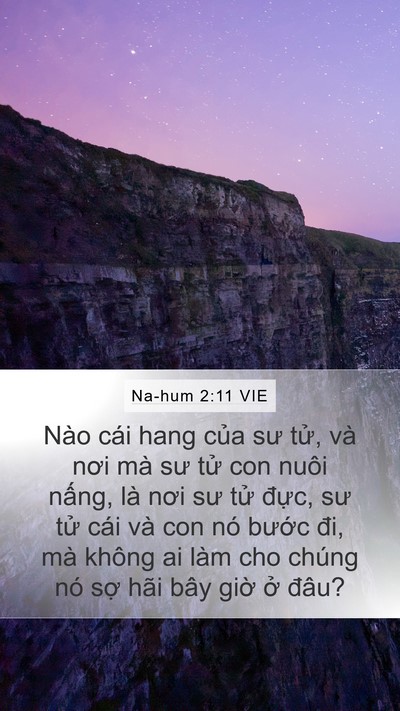 Na-hum 2:11 VIE Bible Verse Image