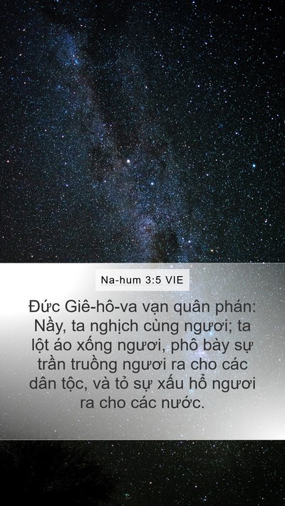 Na-hum 3:5 VIE Bible Verse Image