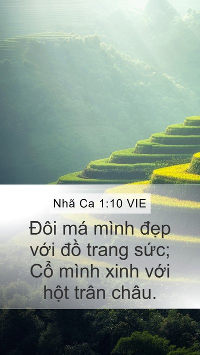 Nhã Ca 1:10 VIE Bible Verse Image