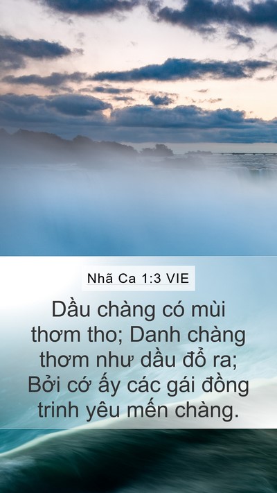 Nhã Ca 1:3 VIE Bible Verse Image