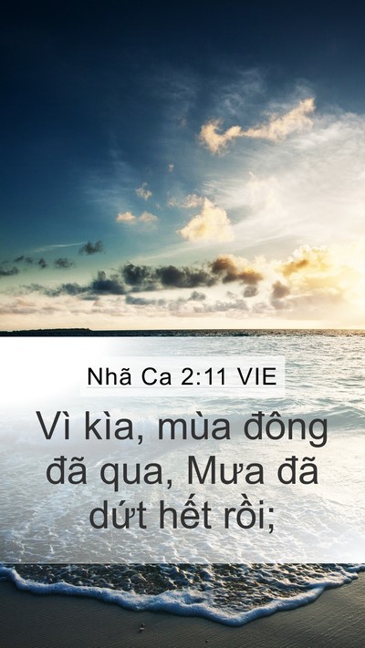 Nhã Ca 2:11 VIE Bible Verse Image