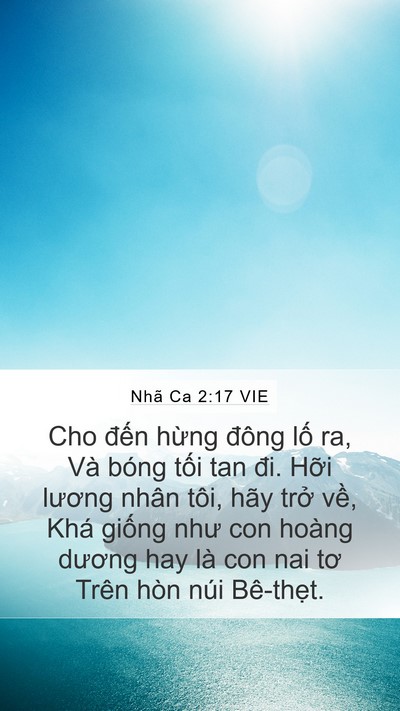 Nhã Ca 2:17 VIE Bible Verse Image