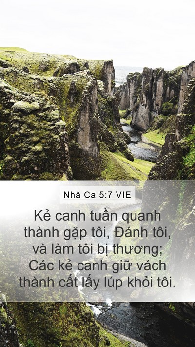 Nhã Ca 5:7 VIE Bible Verse Image