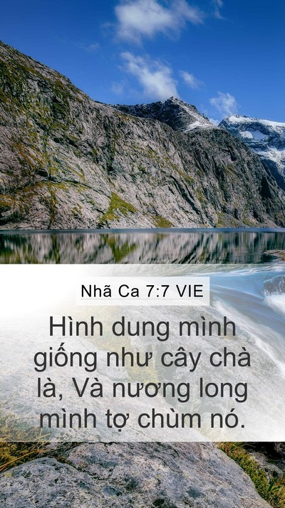 Nhã Ca 7:7 VIE Bible Verse Image
