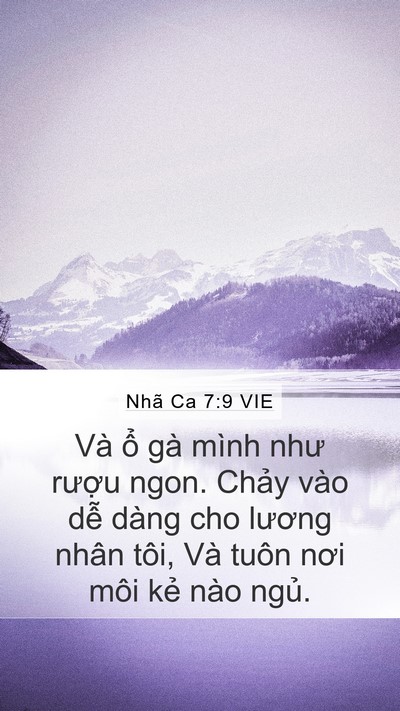 Nhã Ca 7:9 VIE Bible Verse Image