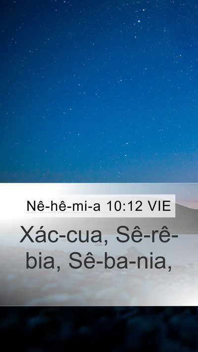 Nê-hê-mi-a 10:12 VIE Bible Verse Image