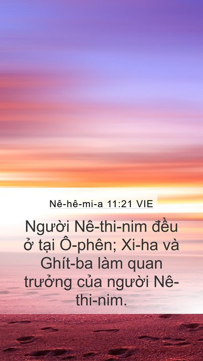 Nê-hê-mi-a 11:21 VIE Bible Verse Image
