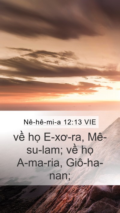 Nê-hê-mi-a 12:13 VIE Bible Verse Image