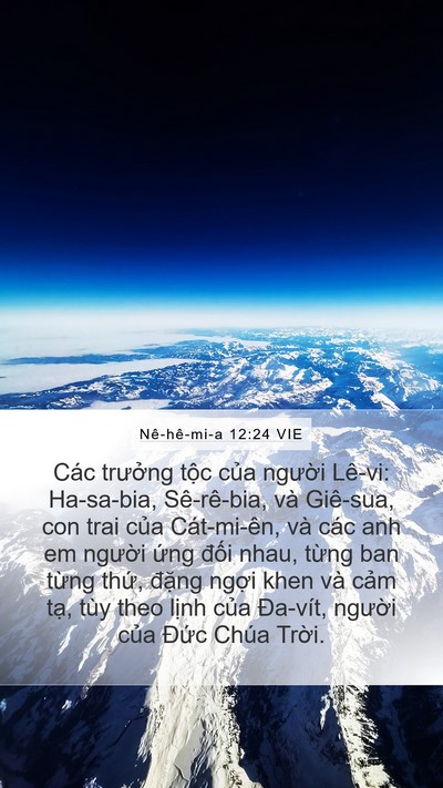 Nê-hê-mi-a 12:24 VIE Bible Verse Image