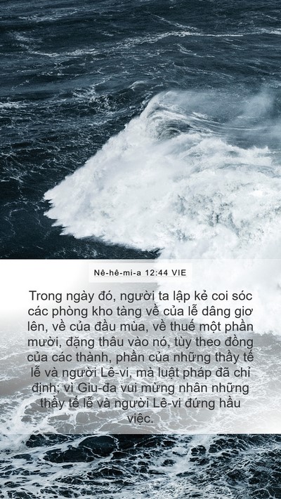 Nê-hê-mi-a 12:44 VIE Bible Verse Image