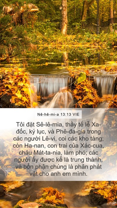 Nê-hê-mi-a 13:13 VIE Bible Verse Image