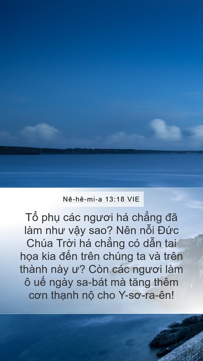 Nê-hê-mi-a 13:18 VIE Bible Verse Image