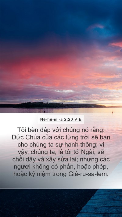 Nê-hê-mi-a 2:20 VIE Bible Verse Image